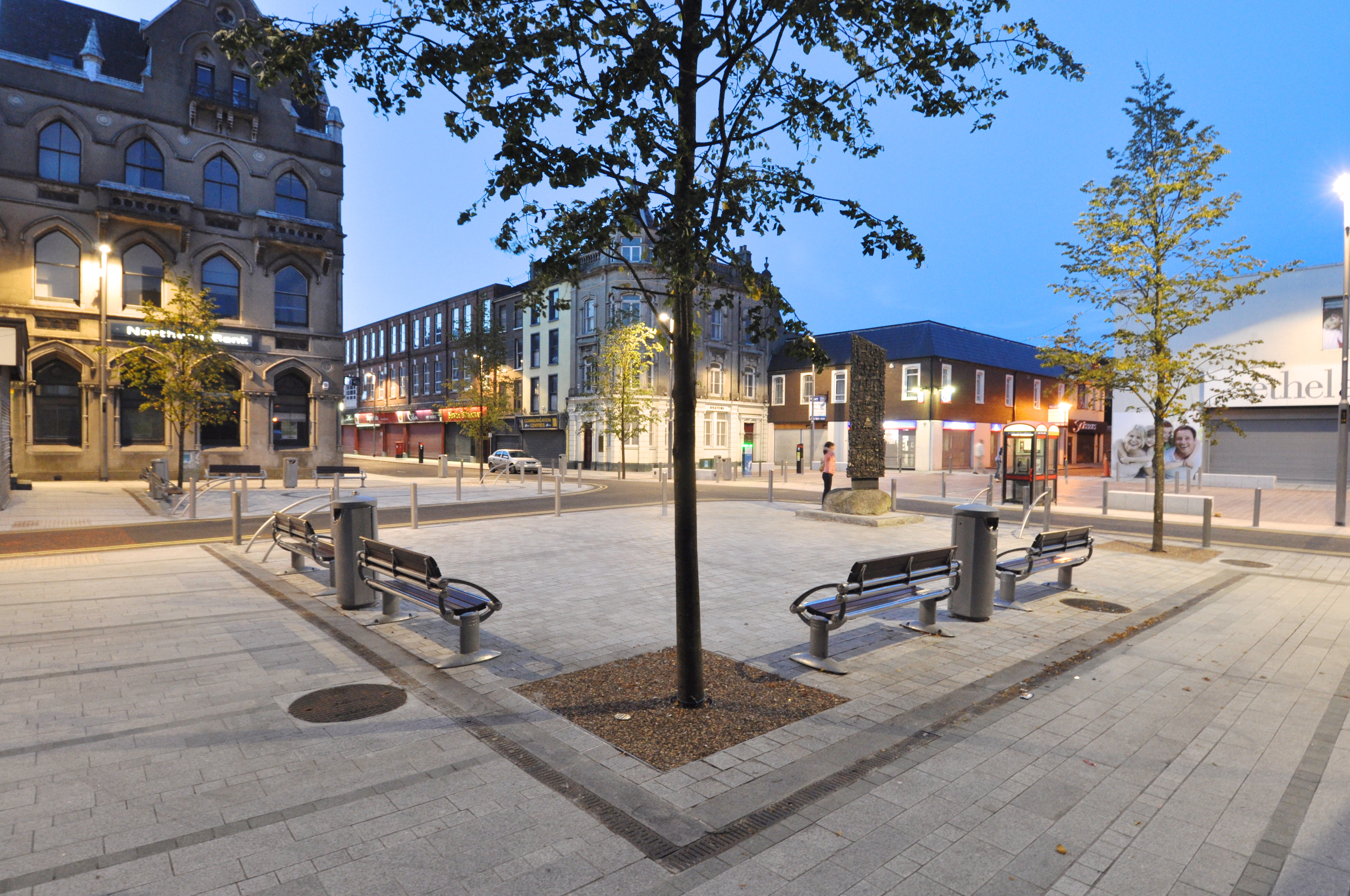 Northern Builder publication feature Hartecast Street Furniture in Newry Public Realm